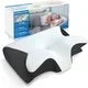 Anti-Neck Pain Butterfly Pillow - Revolutionary Slow Rebound Memory Foam with Orthopedic Massage Function, Eliminates Morning Stiffness, Wake Up Pain-Free Guaranteed