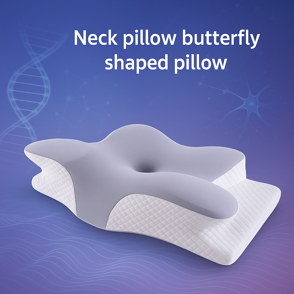 Anti-Neck Pain Memory Foam Pillow - Therapeutic Slow Rebound Foam, Ergonomic Cervical Spine Alignment, Wake Up Pain-Free Pillow for Chronic Neck & Shoulder Relief