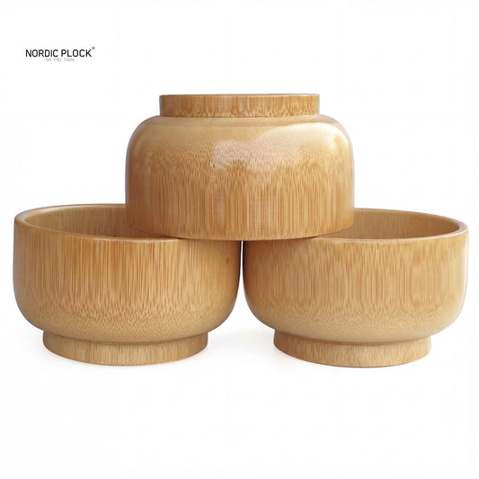 Natural Bamboo Facial Mask Mixing Bowl - Eco-Friendly DIY Skincare Tool